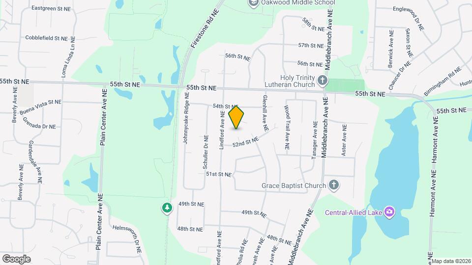 5225 Oakbriar Cir NE Mapa y Detalles de la Ubicación