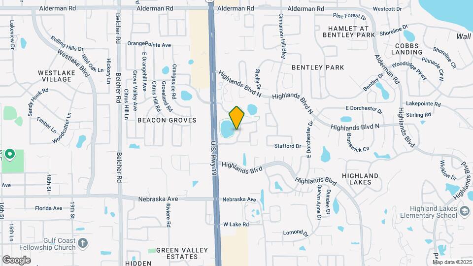 1724 Pine Ridge Way W Map and Location Details