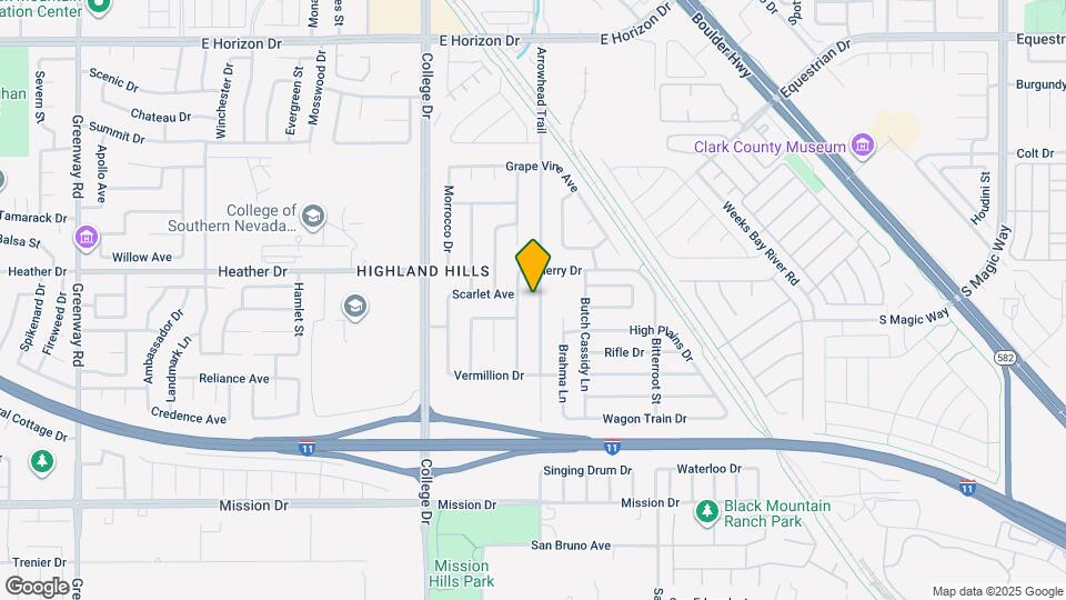814 Arrowhead Trail Map and Location Details