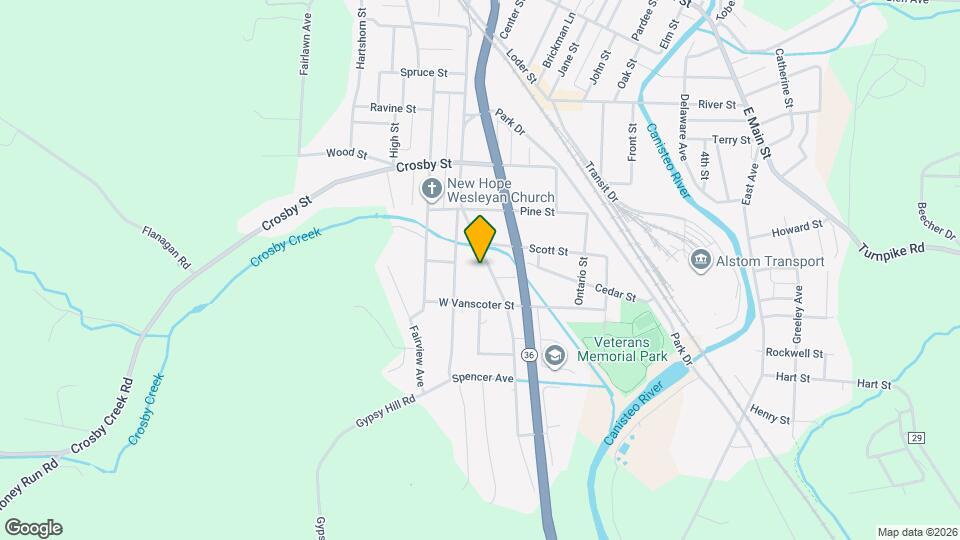 383 Canisteo St, Unit 201 Mapa y Detalles de la Ubicación