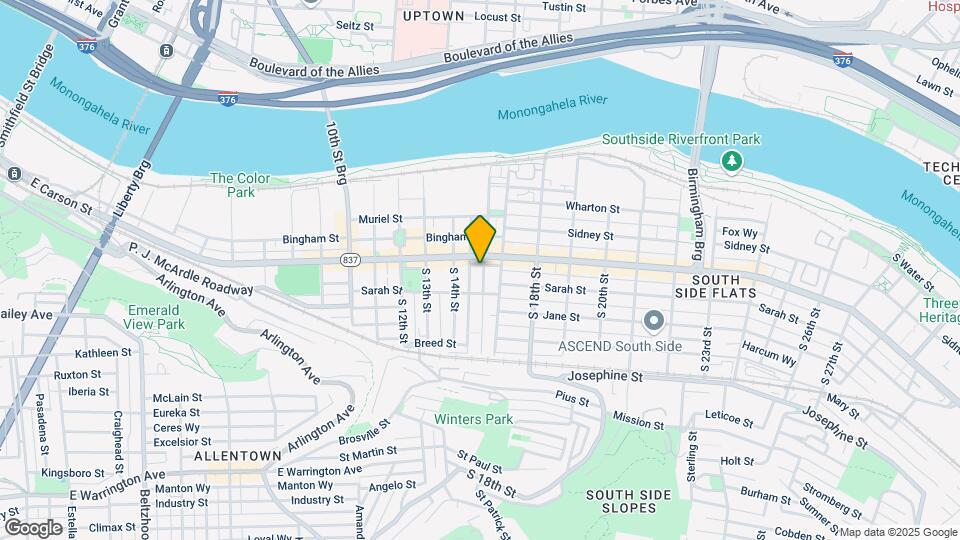 102 S 16th St Map and Location Details