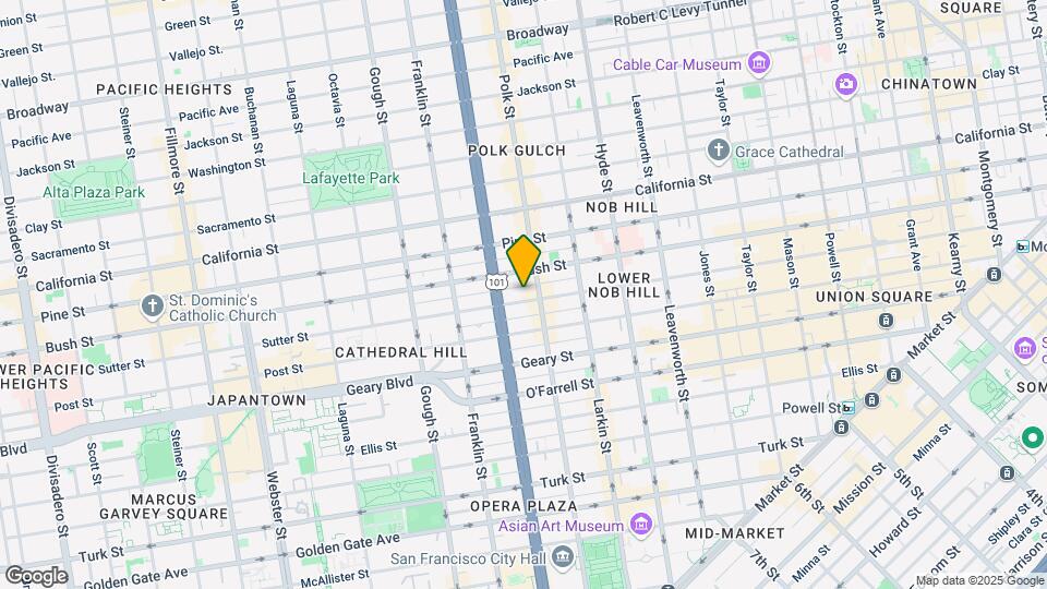 1238 Sutter St Mapa y Detalles de la Ubicación