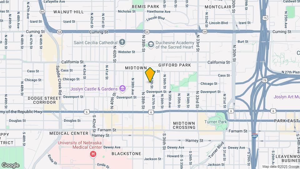 320 N 37th St Map and Location Details