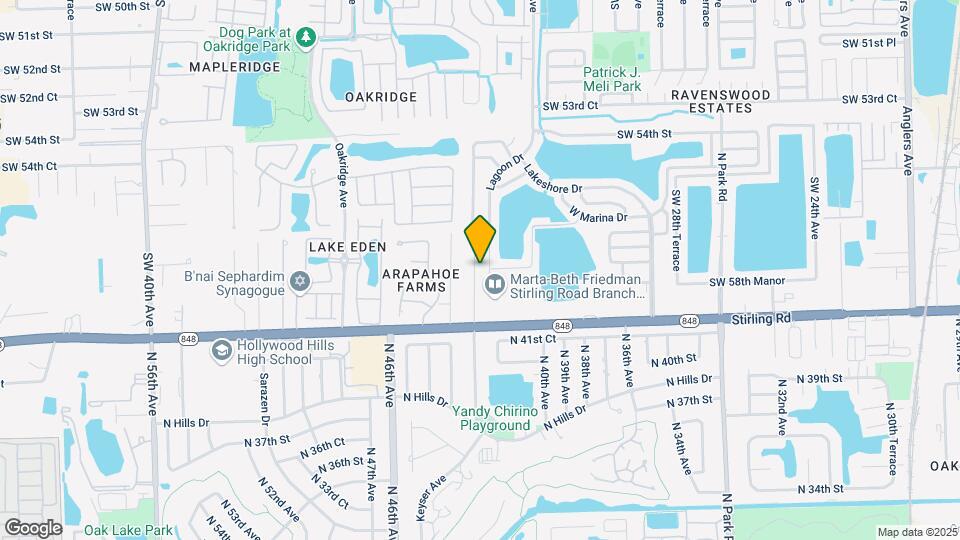 5880 SW 32nd Ter Map and Location Details