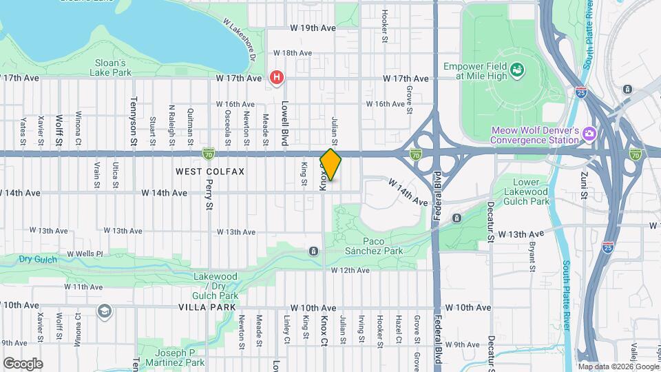 1416 Knox Ct Mapa y Detalles de la Ubicación