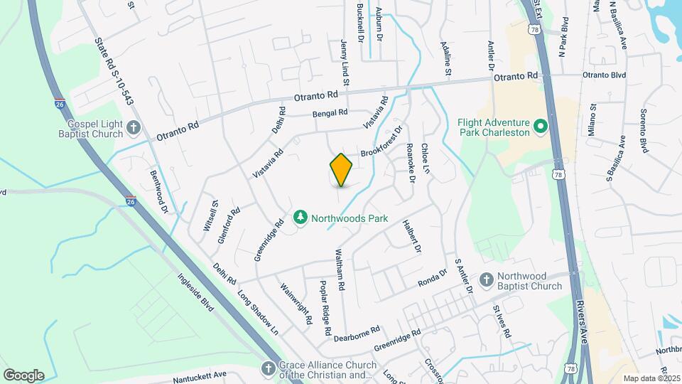 8540 Brookforest Dr Map and Location Details