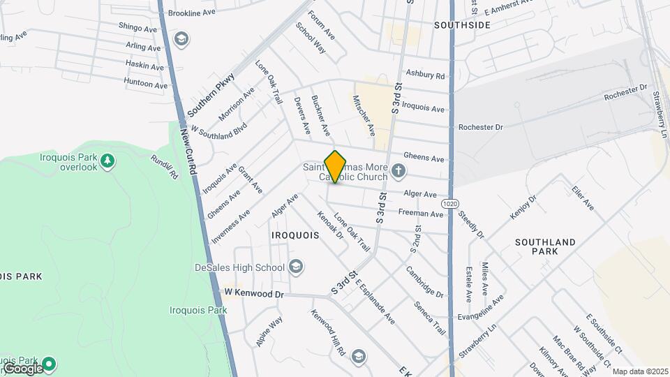 342 Alger Ave Map and Location Details