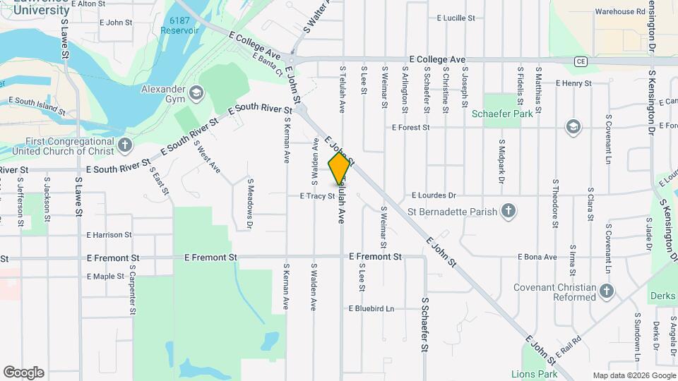 1031 S Telulah Ave Mapa y Detalles de la Ubicación