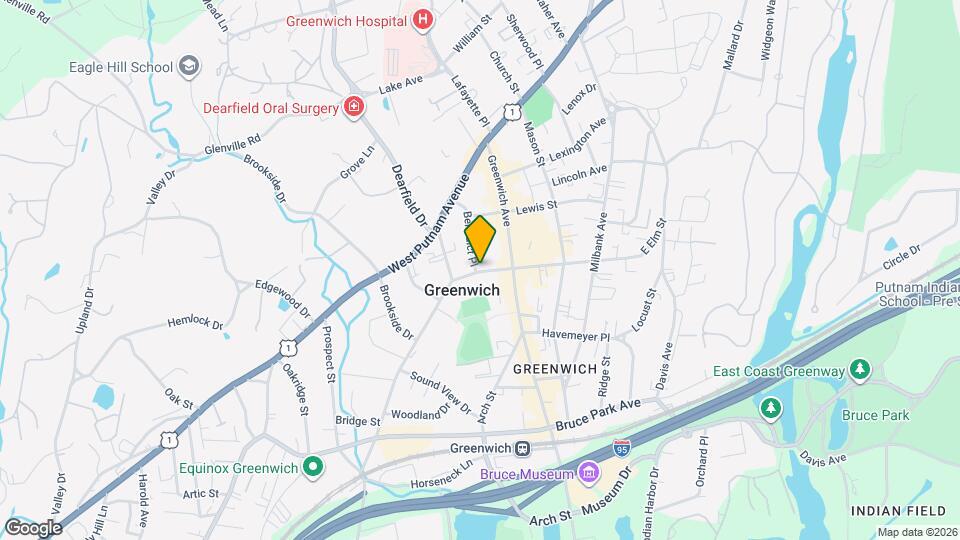 25 W Elm St Map and Location Details