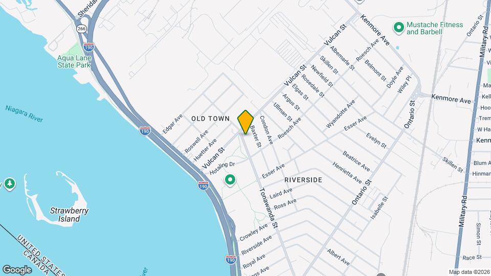 1115 Tonawanda St Map and Location Details