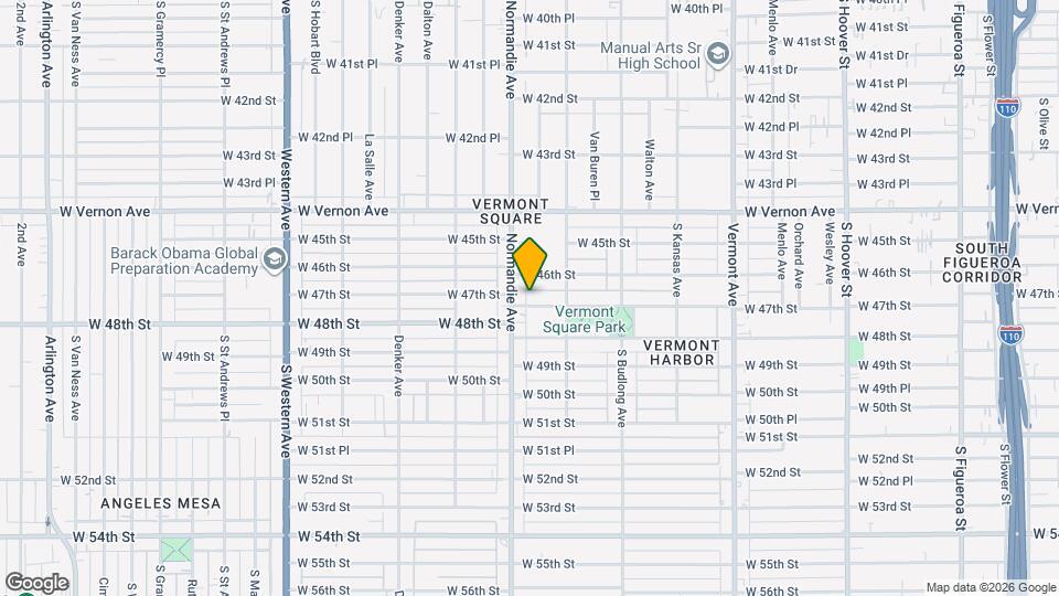 1341 W 47th St Mapa y Detalles de la Ubicación