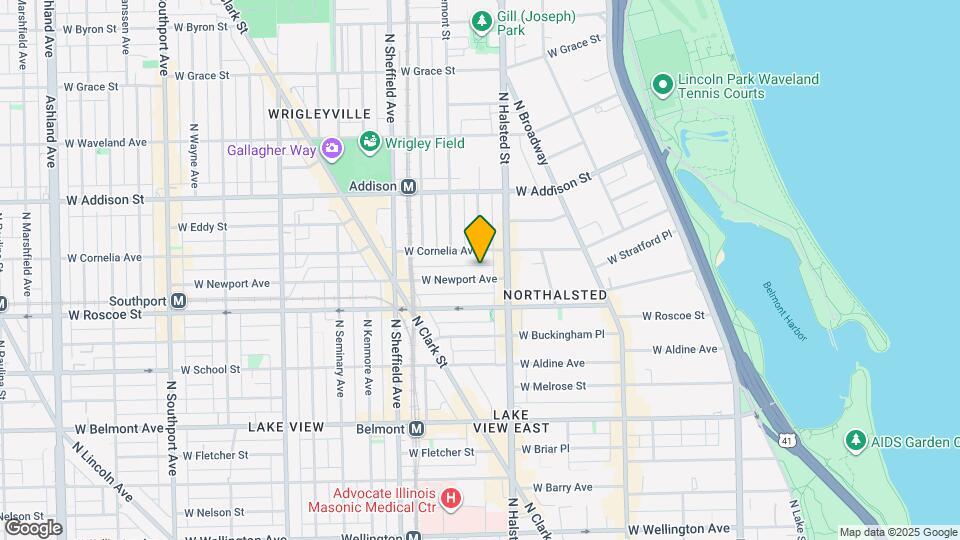 830 W Newport Ave, Unit J01P Map and Location Details