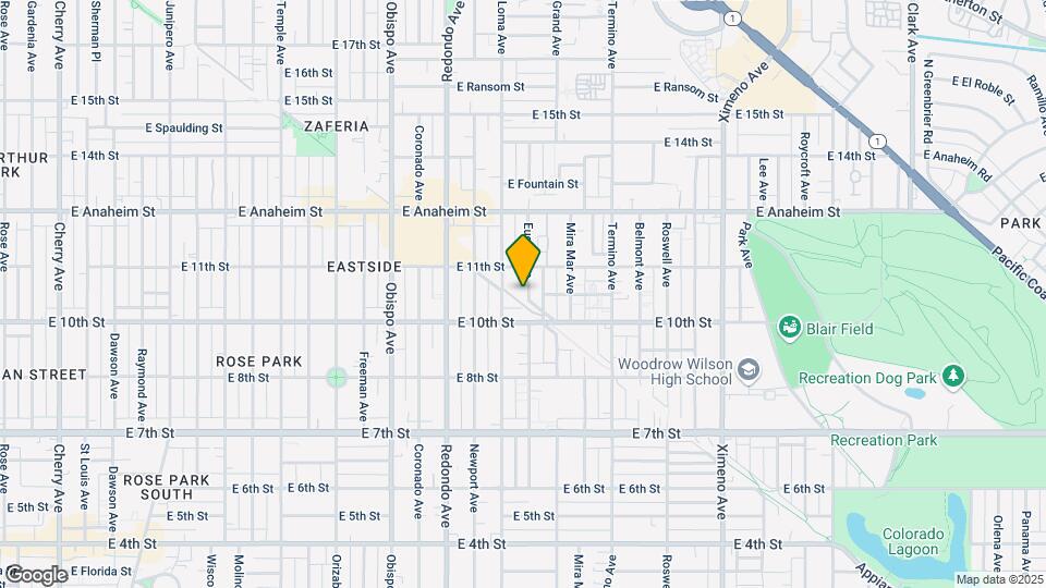 1053 Euclid Ave Map and Location Details