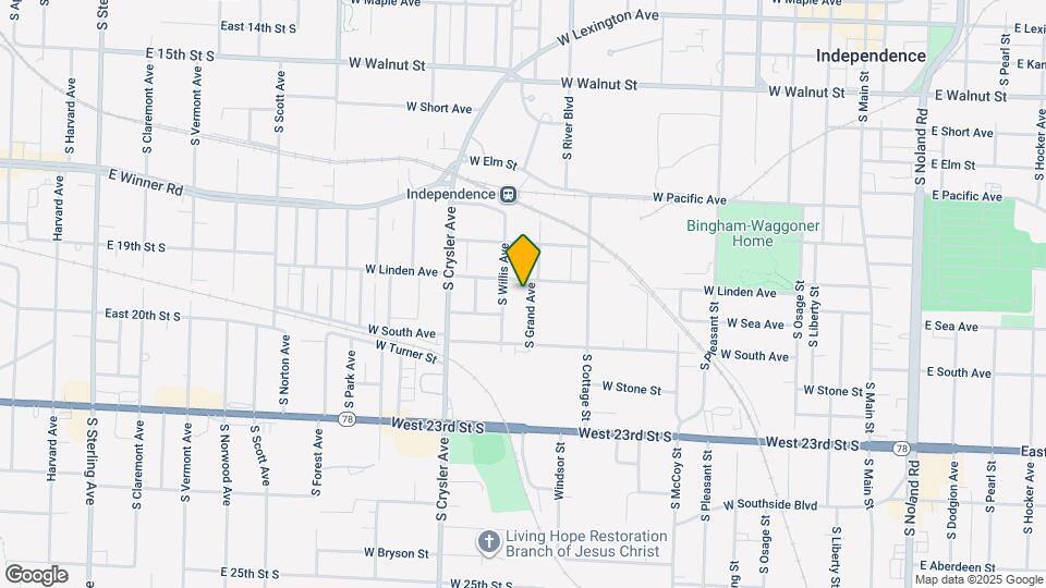808 S Grand Ave Map and Location Details