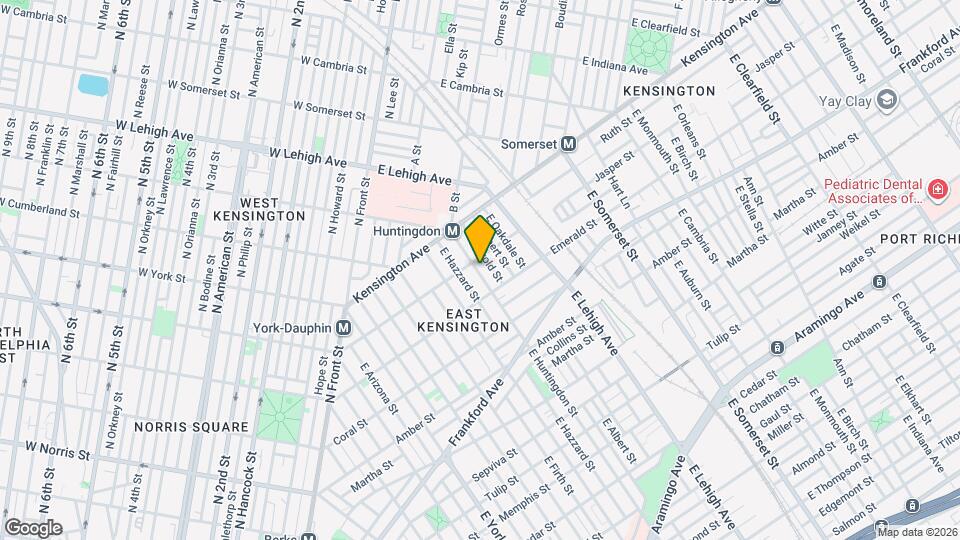 1911 E Huntingdon St, Unit 2 Map and Location Details