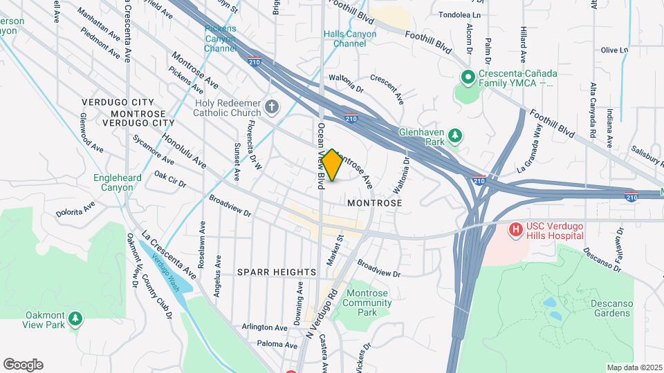 2242 Mira Vista Ave, Unit Front Map and Location Details