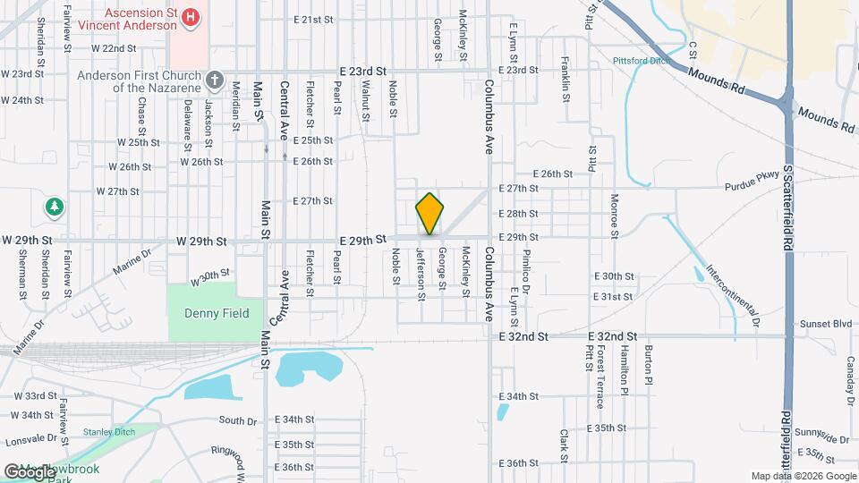 709 E 29th St Map and Location Details