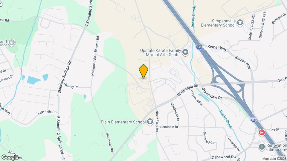 106 Coldwater Creek Ct Mapa y Detalles de la Ubicación