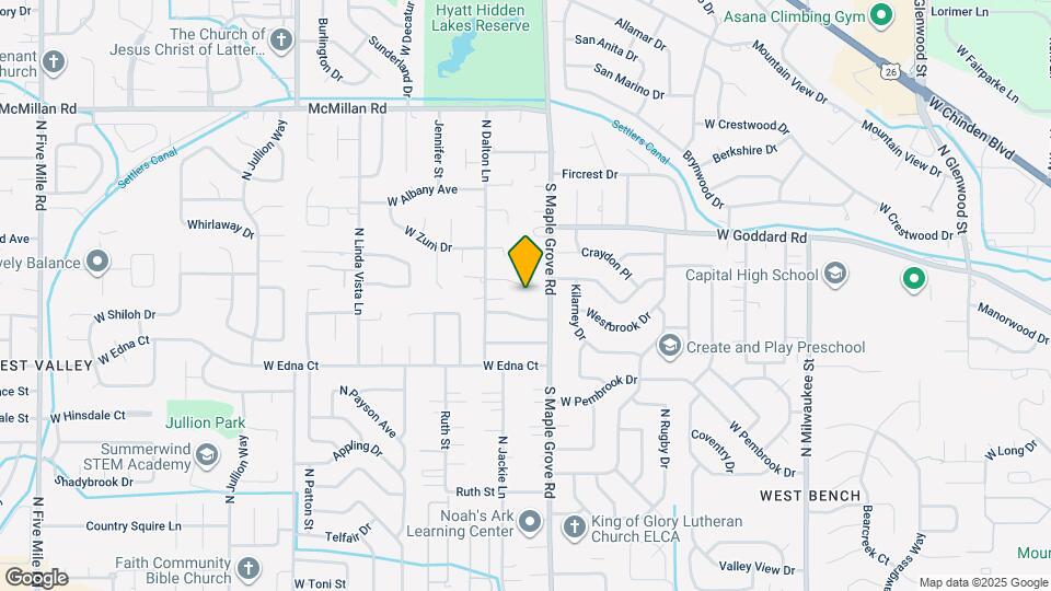 9083 W Dalton Pl Map and Location Details