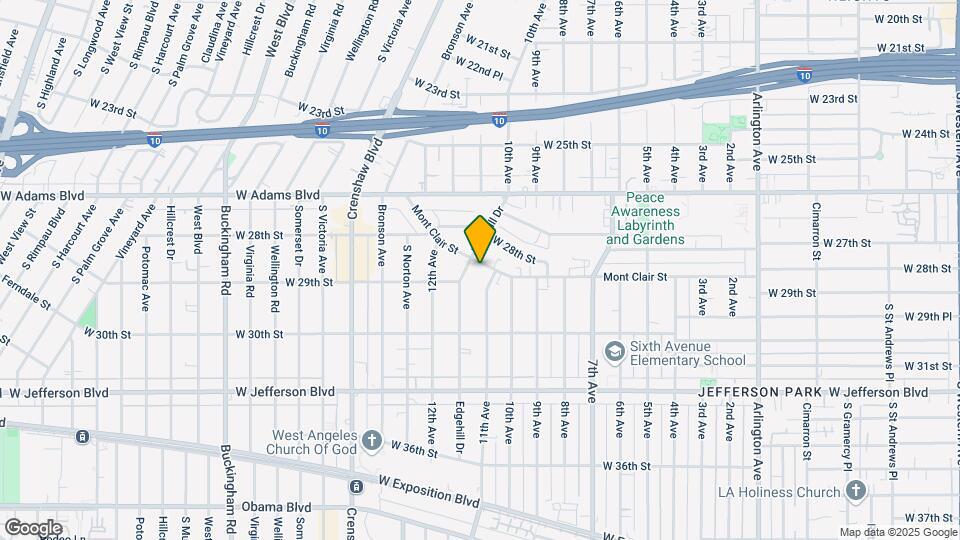 3932-3934 Montclair St Mapa y Detalles de la Ubicación