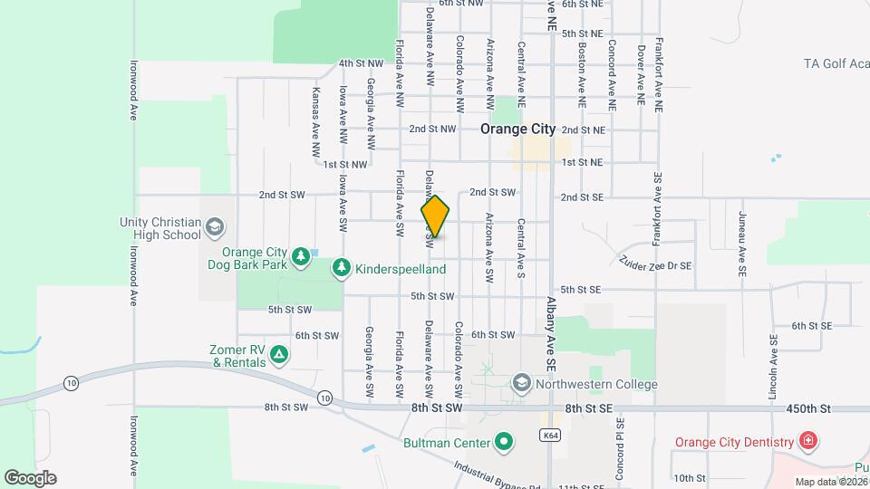 321 Delaware Ave SW Map and Location Details