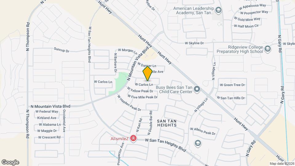 3174 W Carlos Ln Mapa y Detalles de la Ubicación