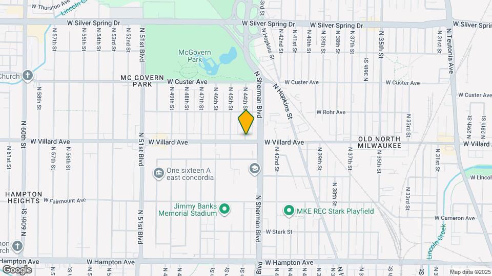 4334 W Villard Ave Map and Location Details