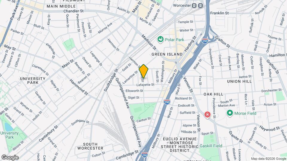 4 Loring St, Unit 1 Map and Location Details