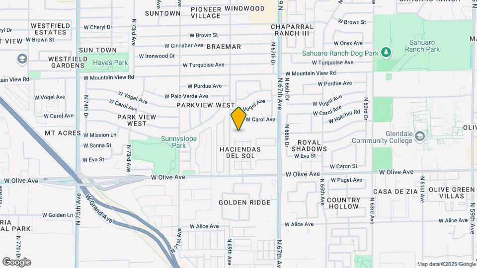 9350 N 67th Ave, Unit A1 Map and Location Details
