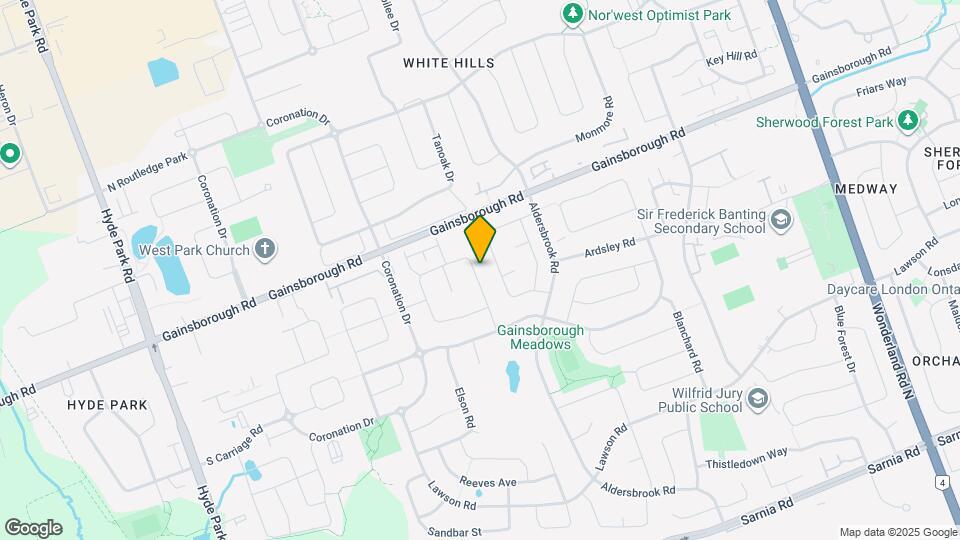 1486 Mickleborough Dr Map and Location Details