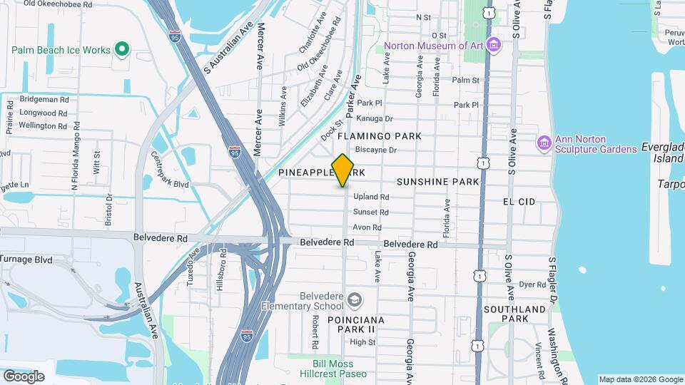 901 Upland Rd Map and Location Details