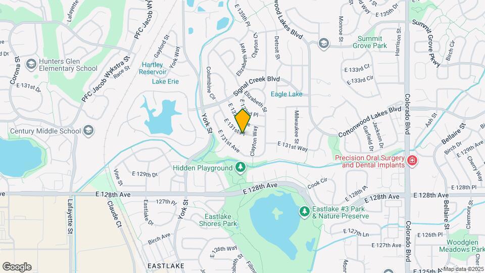 2644 E 131st Pl Map and Location Details