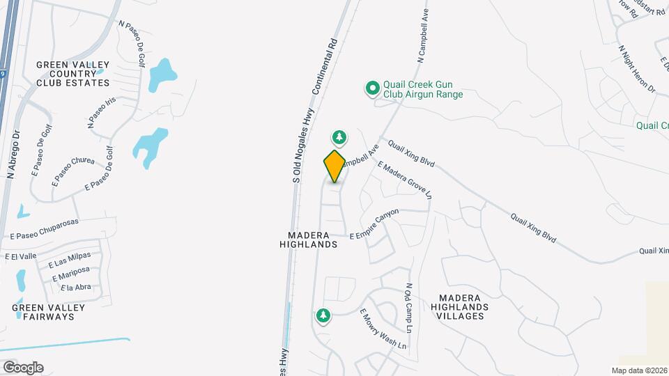 895 E Autumn Harvest Pl Map and Location Details