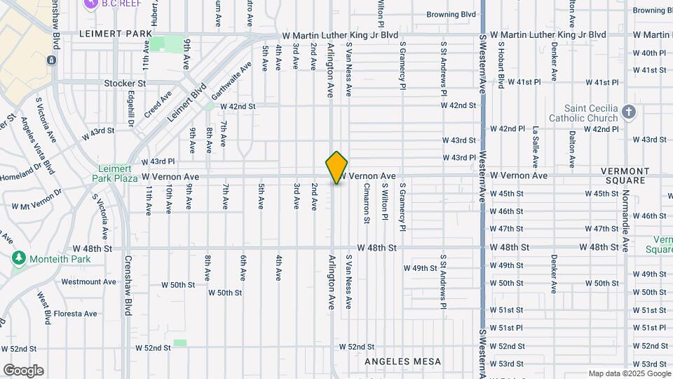 4424 Arlington Ave Map and Location Details