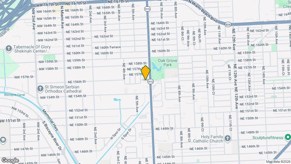 15610 NE 6th Ave Map and Location Details