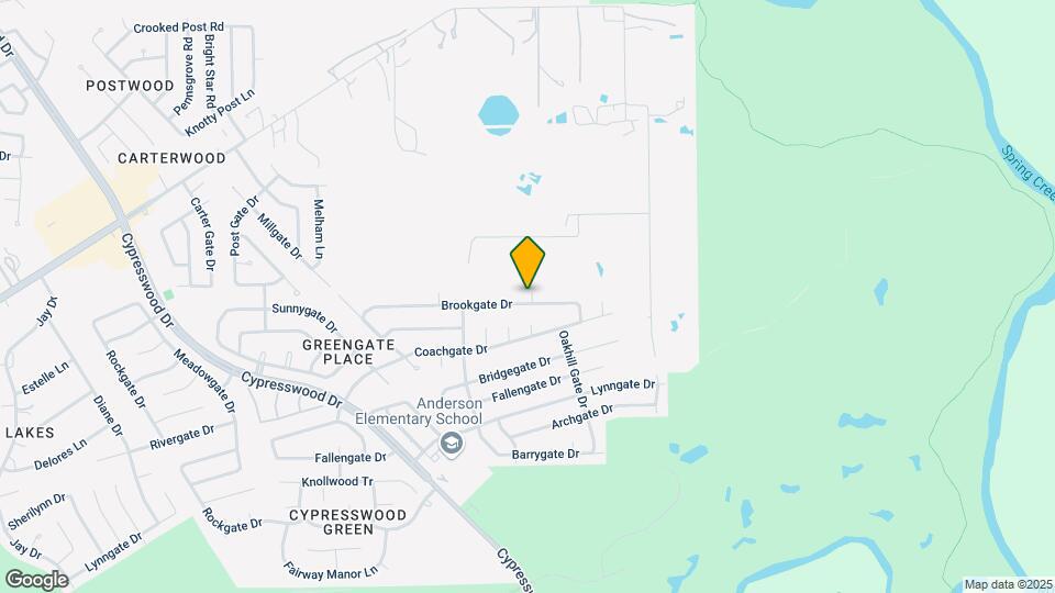 6523 Brookgate Dr Map and Location Details
