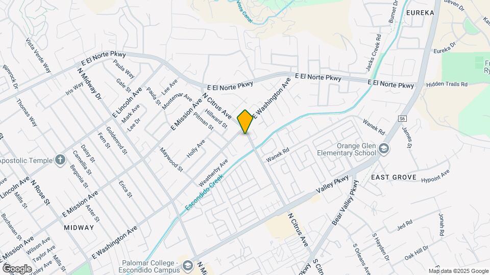 551 N Citrus Ave Map and Location Details