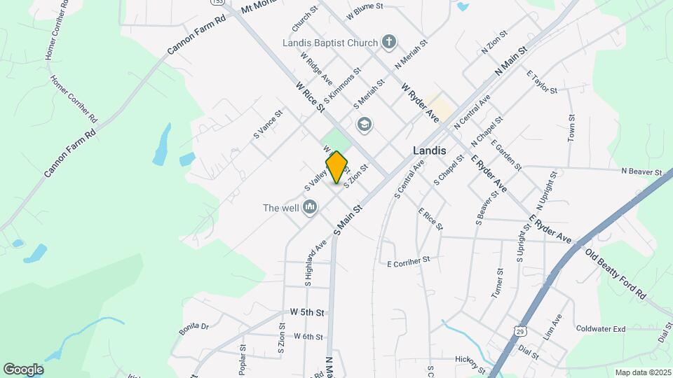 512 S Zion St Map and Location Details