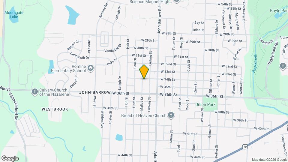3405 Malloy St Map and Location Details