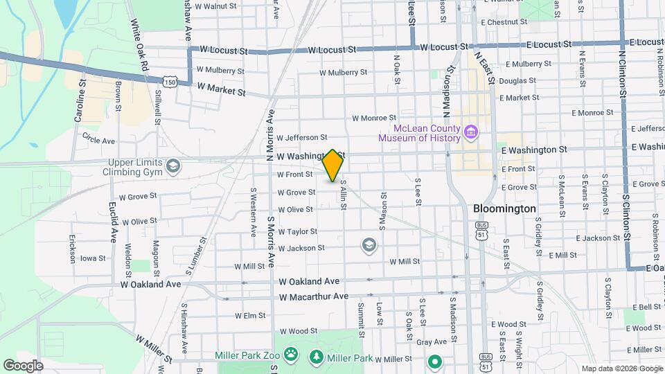 807 W Grove St Map and Location Details