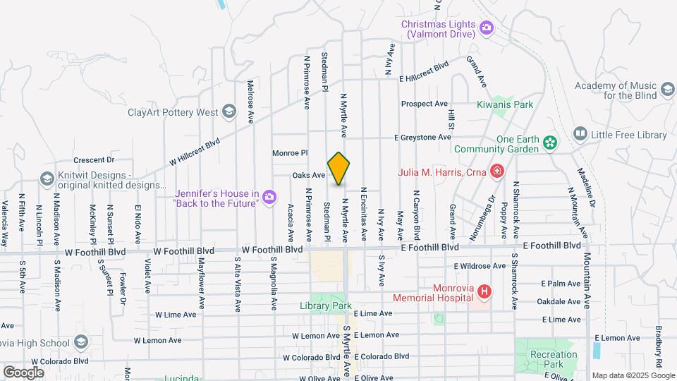201 N Myrtle Ave Mapa y Detalles de la Ubicación