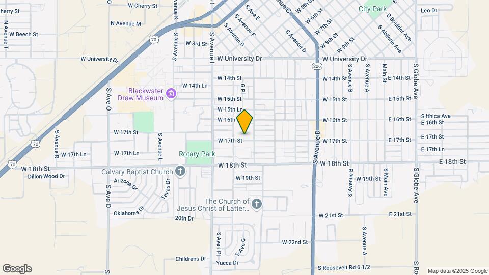 814 W 17th St Mapa y Detalles de la Ubicación