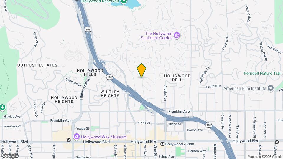 2085 Ivar Ave, Unit 2085 Mapa y Detalles de la Ubicación