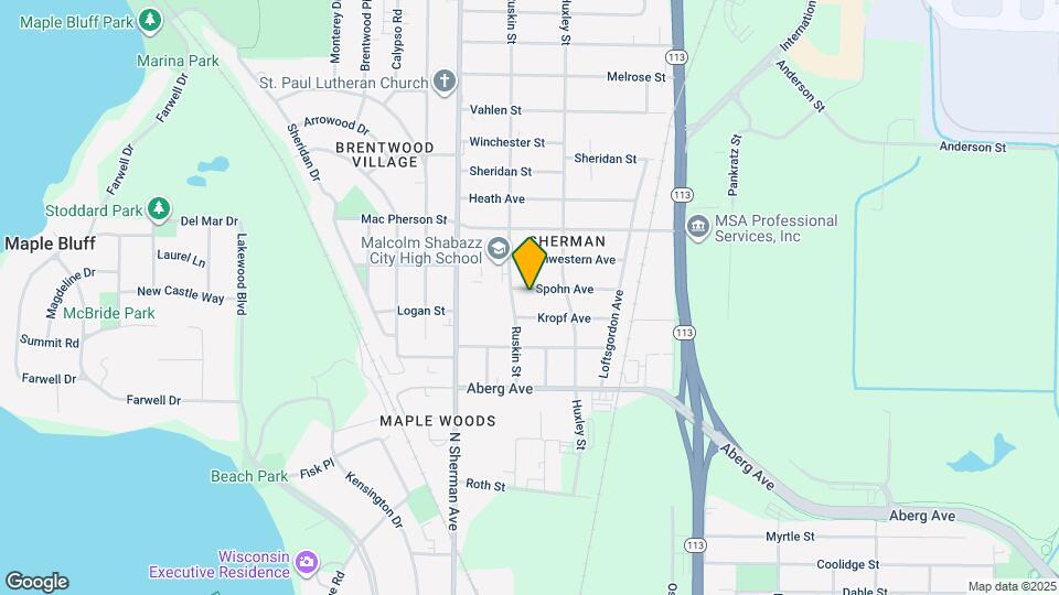 1817 Spohn Ave, Unit #1 Map and Location Details