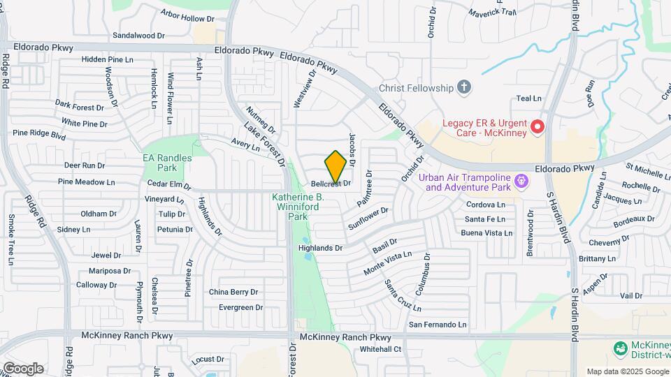 4513 Bellcrest Dr Map and Location Details