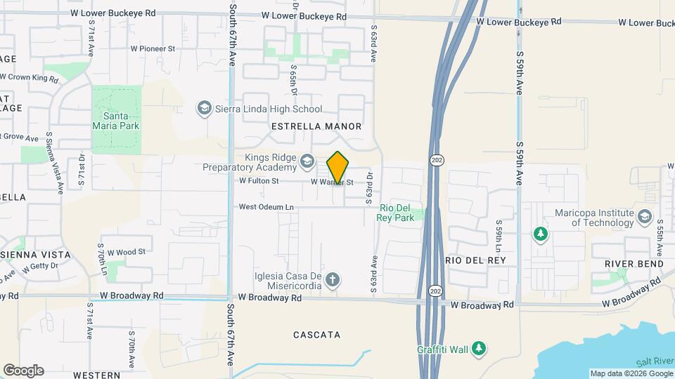 3741 S 64th Dr Map and Location Details