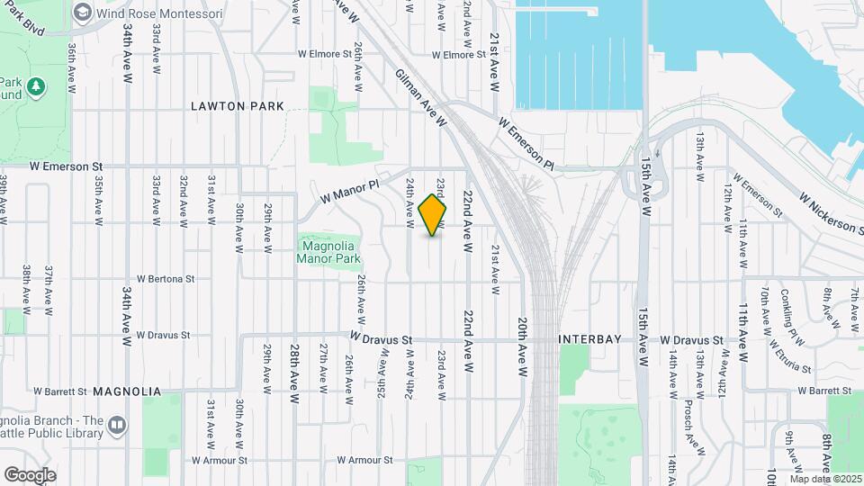 3441 23rd Ave W Map and Location Details