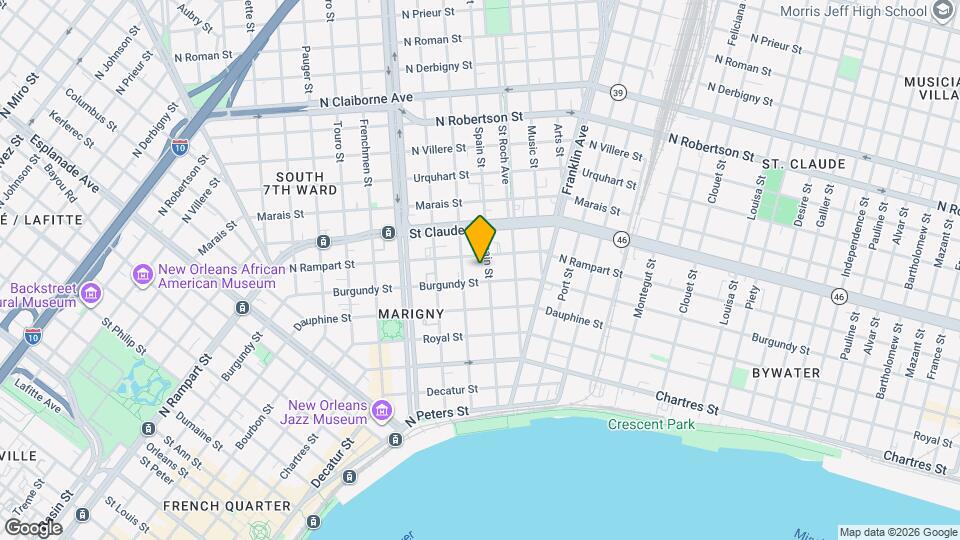 918 Spain St Map and Location Details