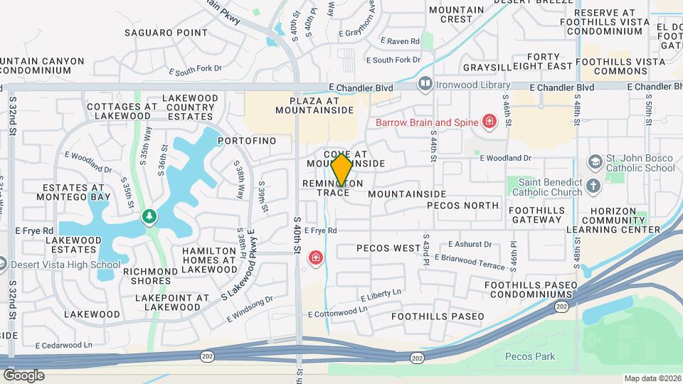 4116 E Tanglewood Dr Map and Location Details