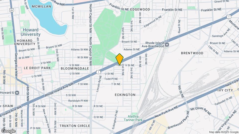 167 V St NE Map and Location Details